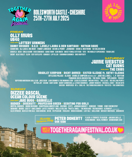 Together Again lineup