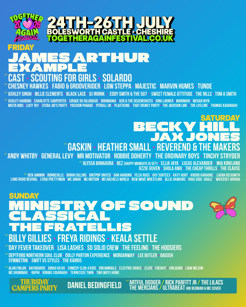 Together Again lineup